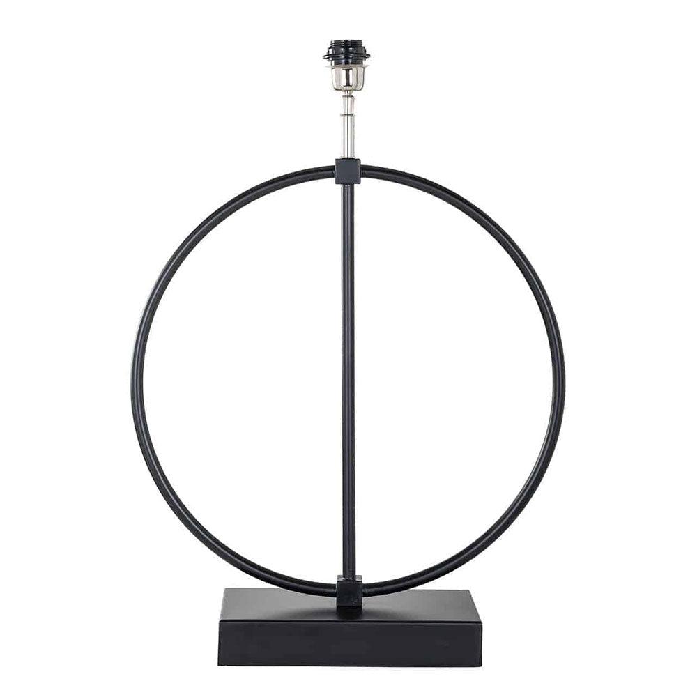 Camden Club large Orb Lamp  in Matt Black with shade