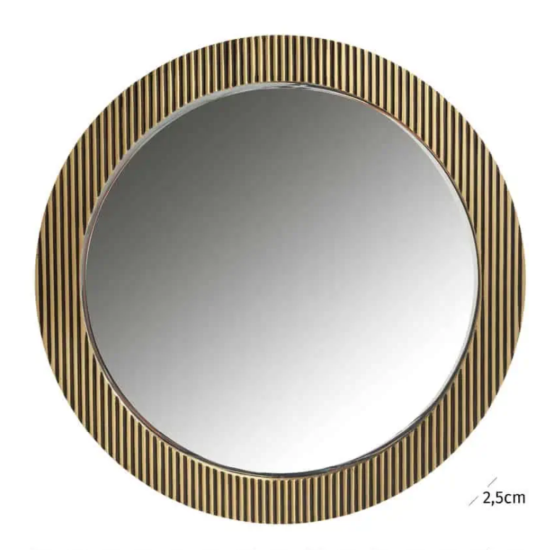 Camden Club round mirror-Renaissance Design Studio
