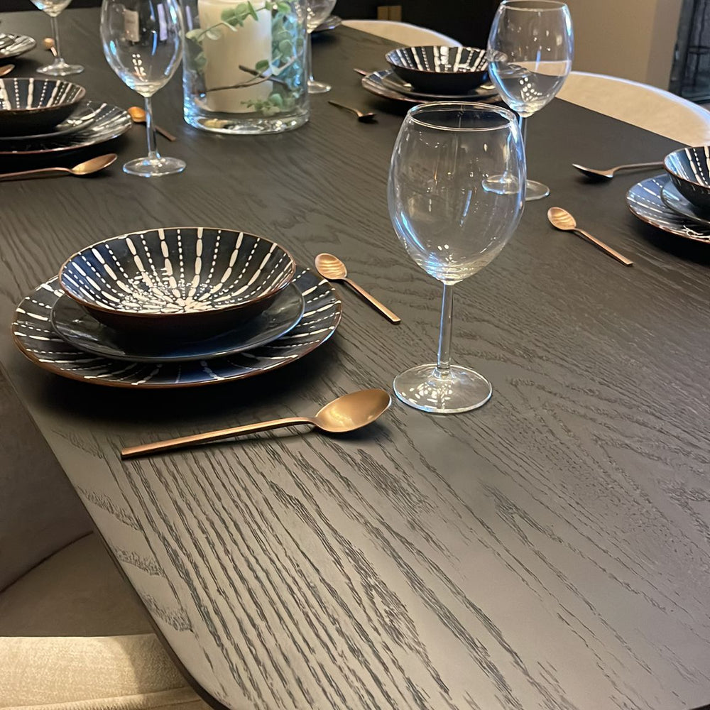 Cameron Danish Oval 230 cm contemporary dining table