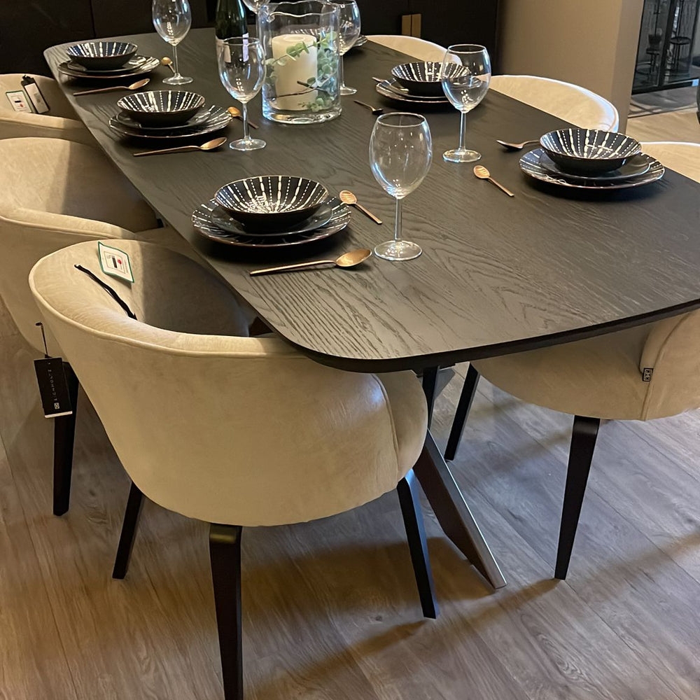 Cameron Danish Oval 230 cm contemporary dining table