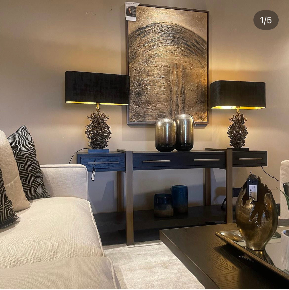 Cameron Designer Console Table-Sideboard-Renaissance Design Studio