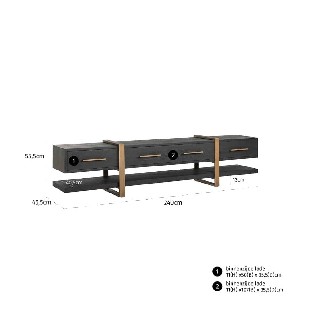 Cameron TV Display Unit. reduced-Renaissance Design Studio
