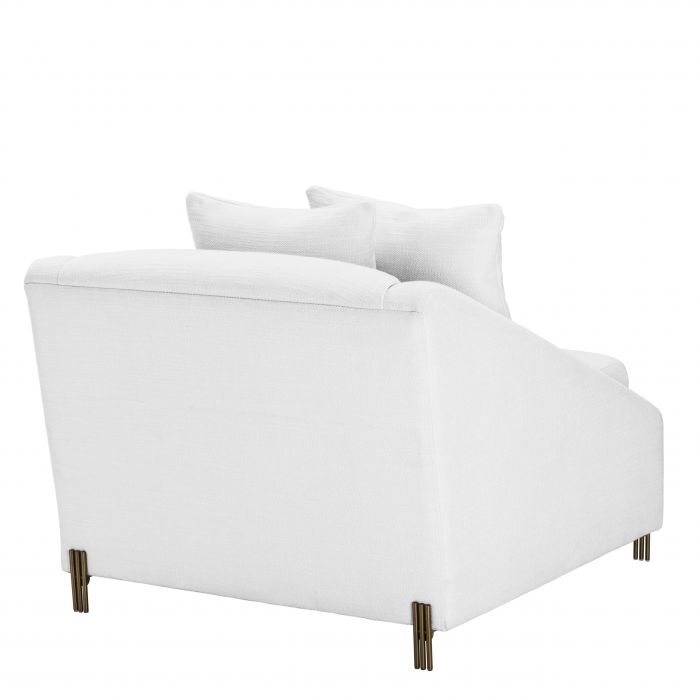 Candice Armchair by Eichholtz in Avalon white REDUCED-Renaissance Design Studio