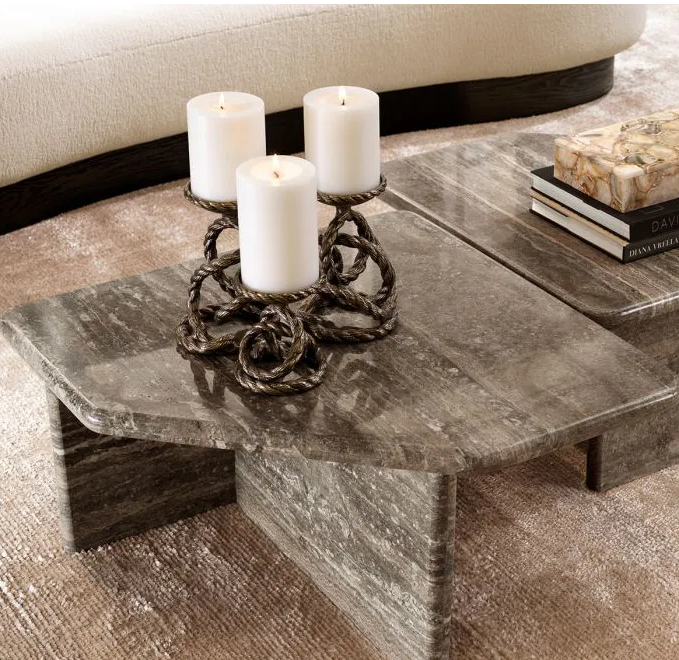 Candle Holder Corwyn Set of 2 by Eichholtz-Renaissance Design Studio