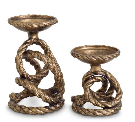 Candle Holder Corwyn Set of 2 by Eichholtz-Renaissance Design Studio