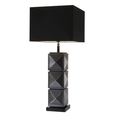 Cara Luxury designer Table Lamp in Antique Bronze by Eichholtz