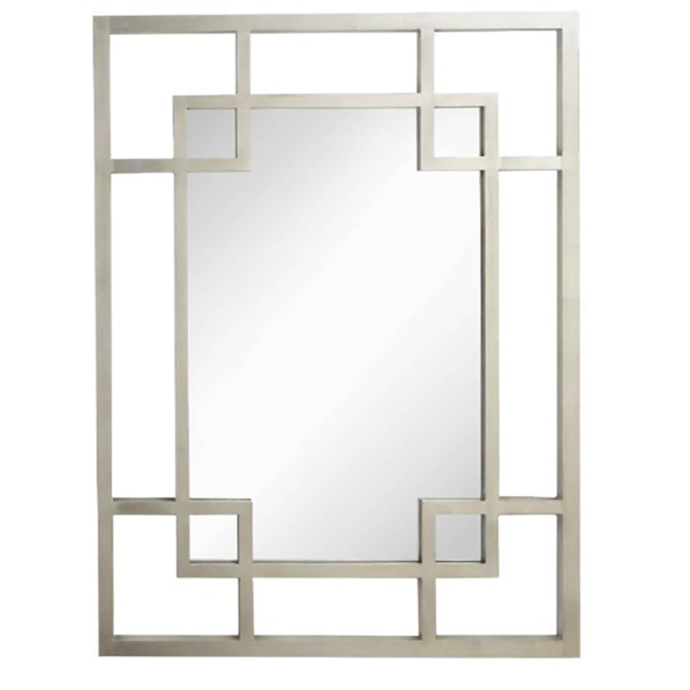 Carn silver rectangle  mirror