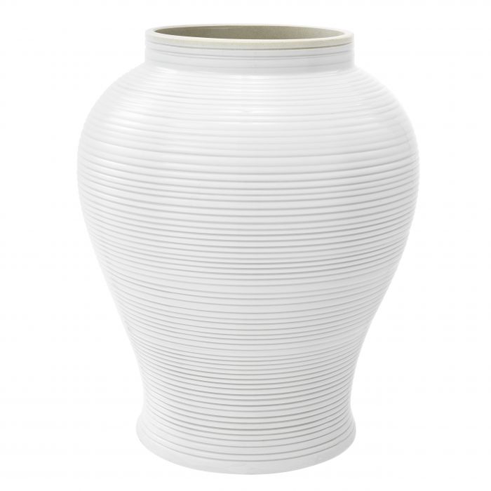 Celestine Large Porcelain white Ginger Jar by Eichholtz