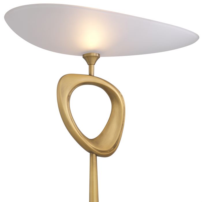 Celine Floor Lamp Antique Brass Finish by Eichholtz-Renaissance Design Studio