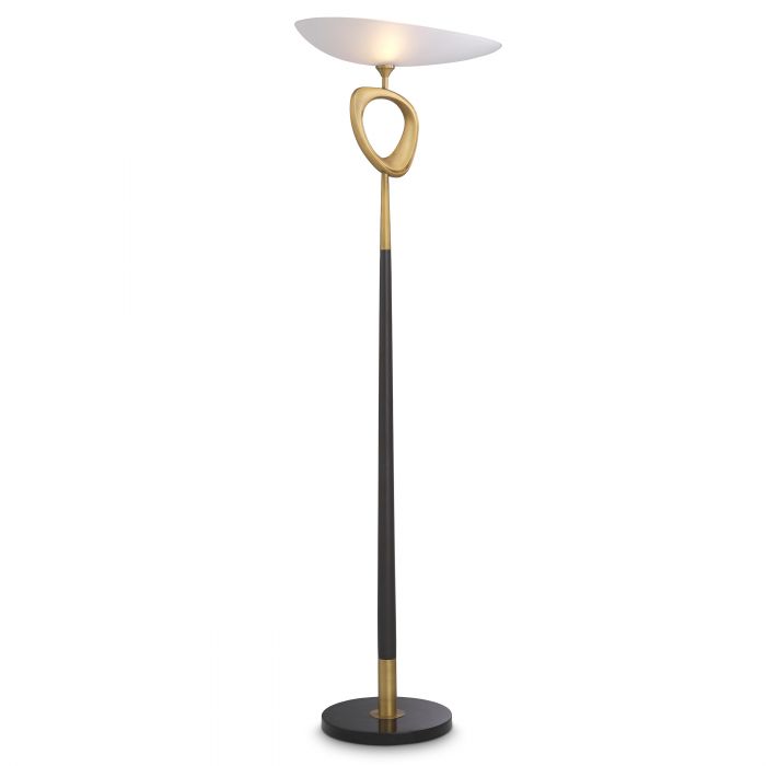 Celine Floor Lamp Antique Brass Finish by Eichholtz-Renaissance Design Studio