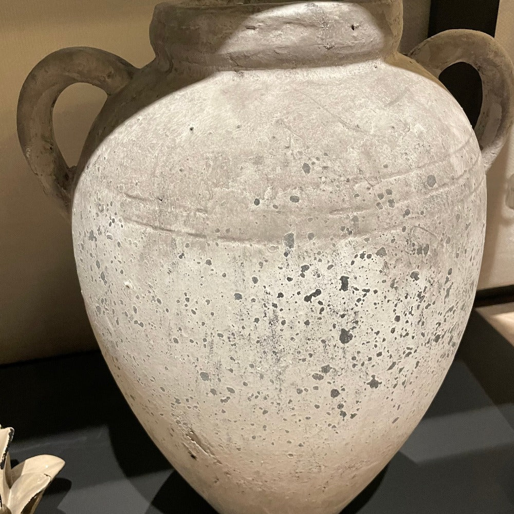 Cement large jug vase
