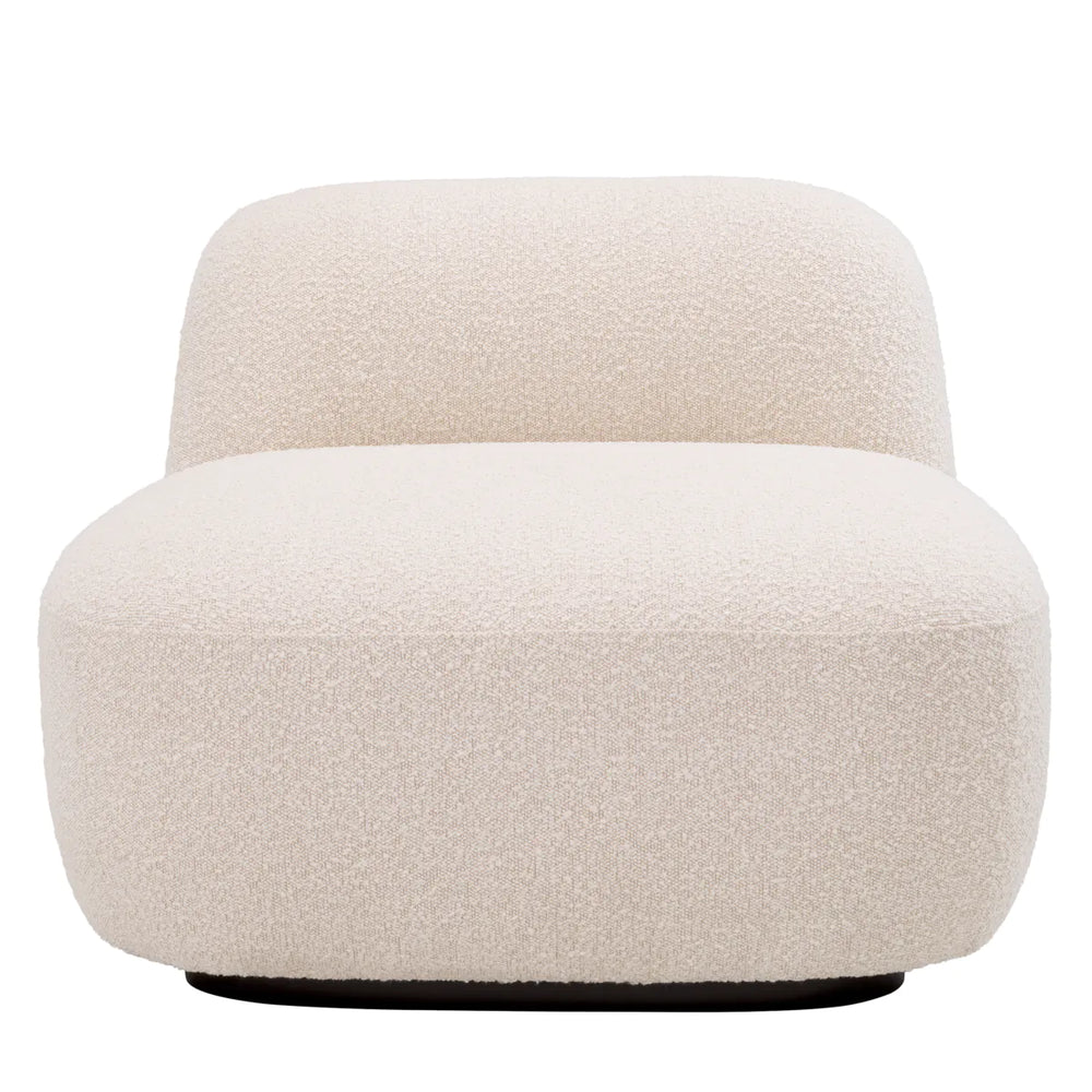 Chair Björn Bouclé cream by Eichholtz ex display save 25%
