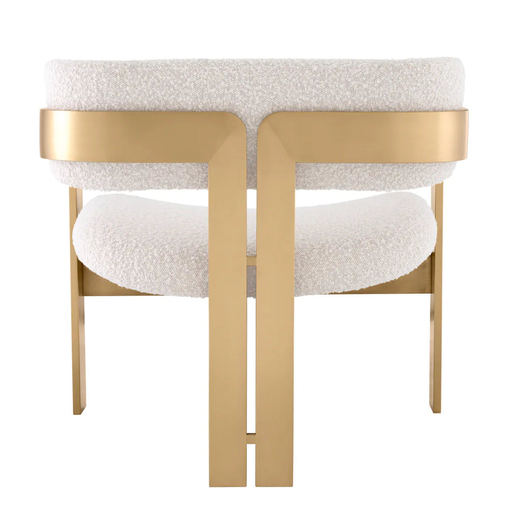 Chair Donato Brushed brass finish by Eichholtz ex display save 25%
