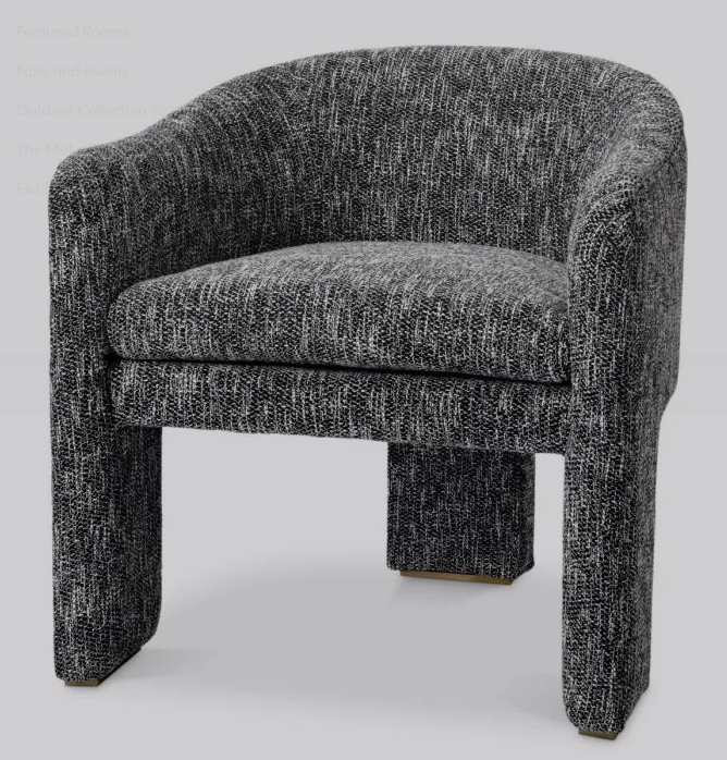 Chair Pebbles by Eichholtz outlet store ex showroom  reduced by 40%