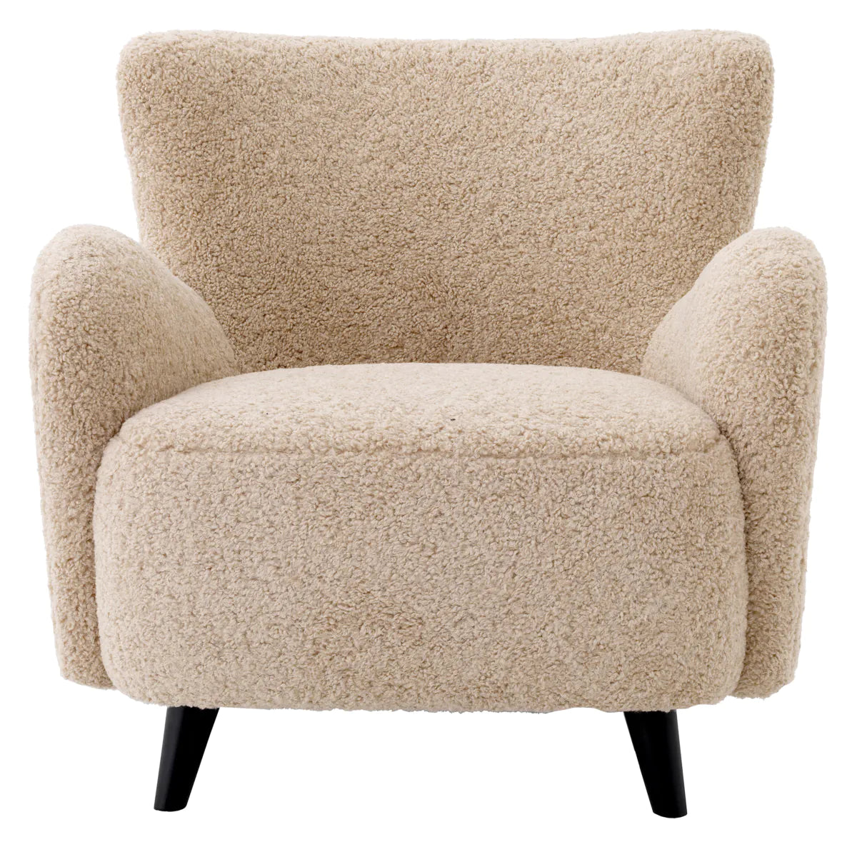 Chair Svante S Canberra sand | black legs by Eichholtz-Renaissance Design Studio