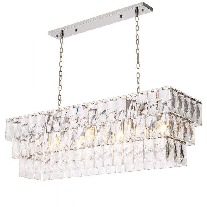 Chandelier Amazon  rectangle crystal glass chandelier by Eichholtz