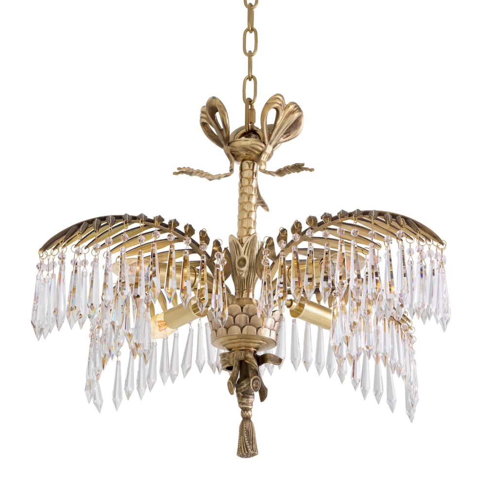 Chandelier Hildebrandt S Antique brass by Eichholtz ex showroom save 20%