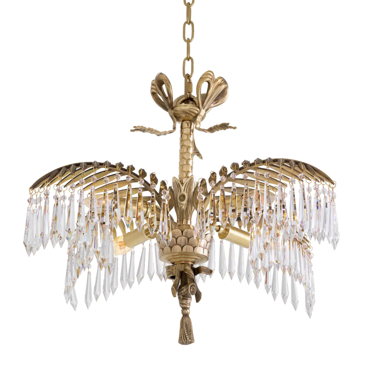 Chandelier Hildebrandt S Antique brass by Eichholtz ex showroom save 25%-Renaissance Design Studio
