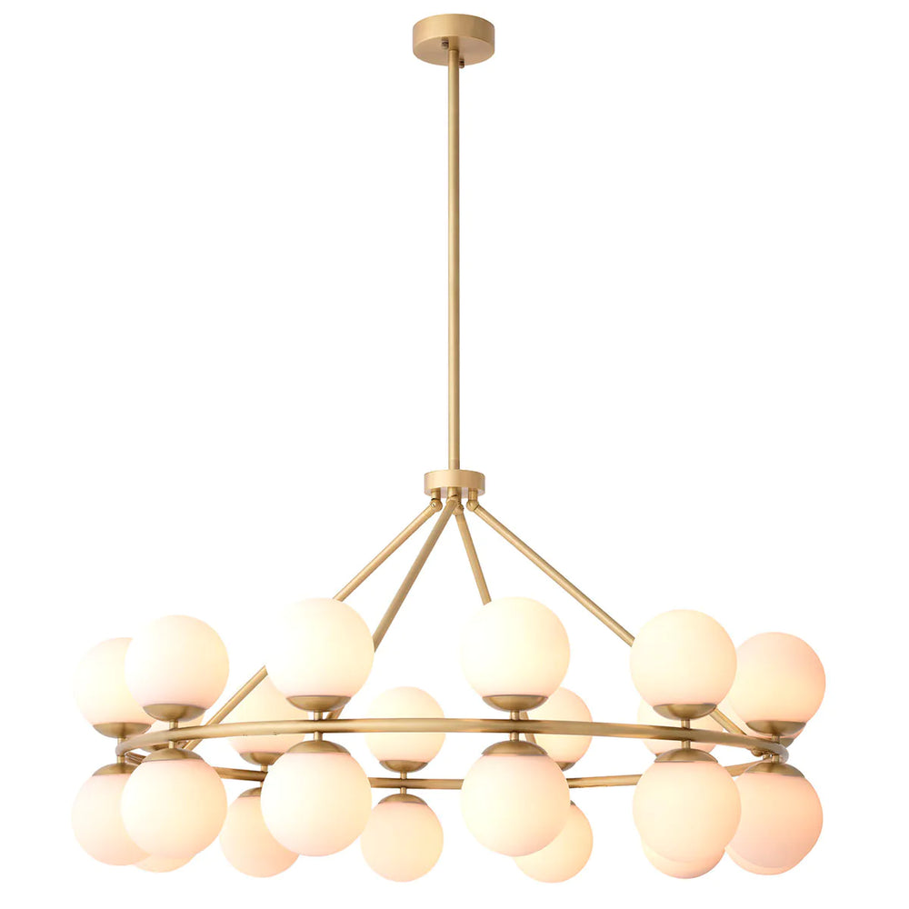 Chandelier Hutchinson Antique brass finish by Eichholtz
