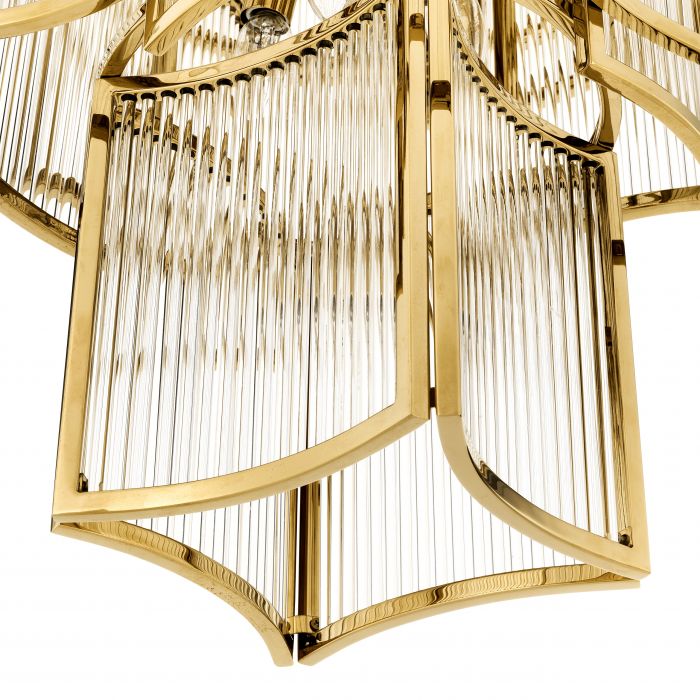 Chandelier Jet Set by Eichholtz gold