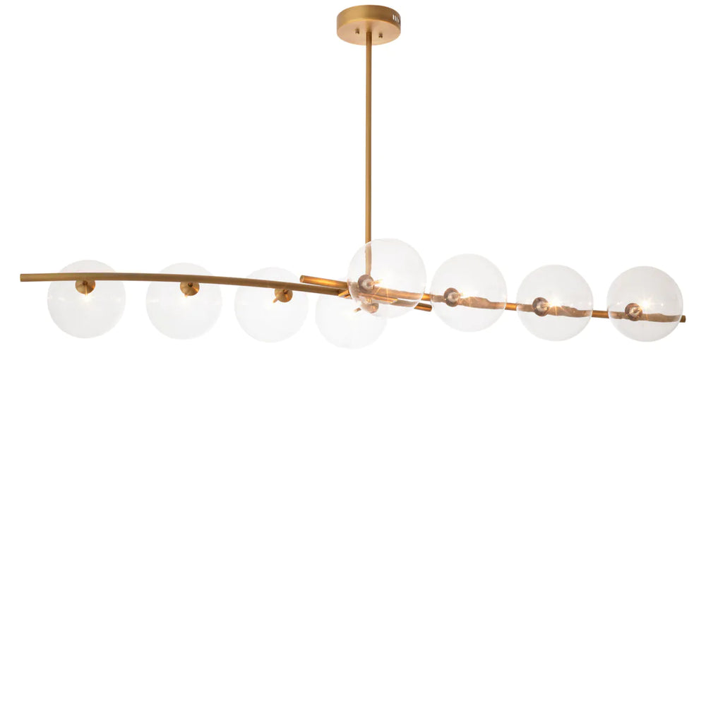 Chandelier Spezia Antique brass finish by Eichholtz