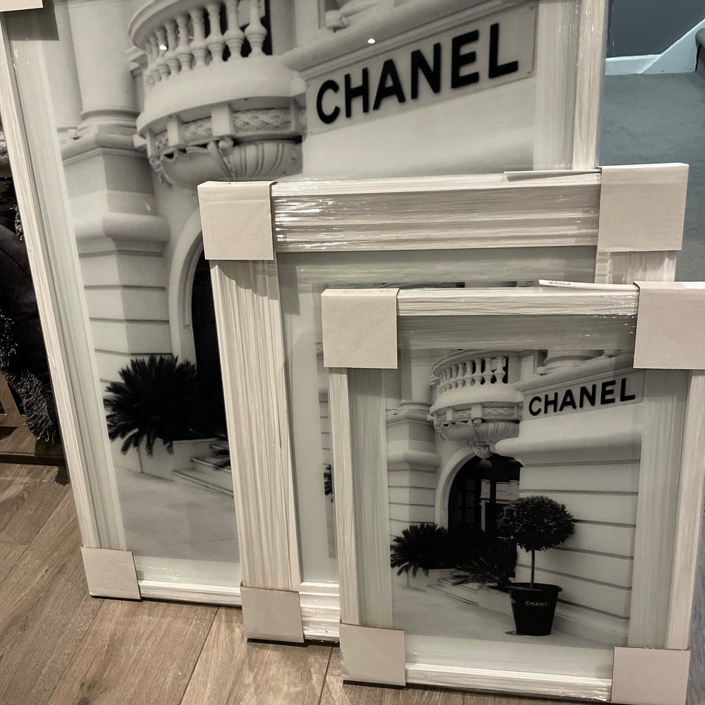 Chanel store front special edition framed wall art