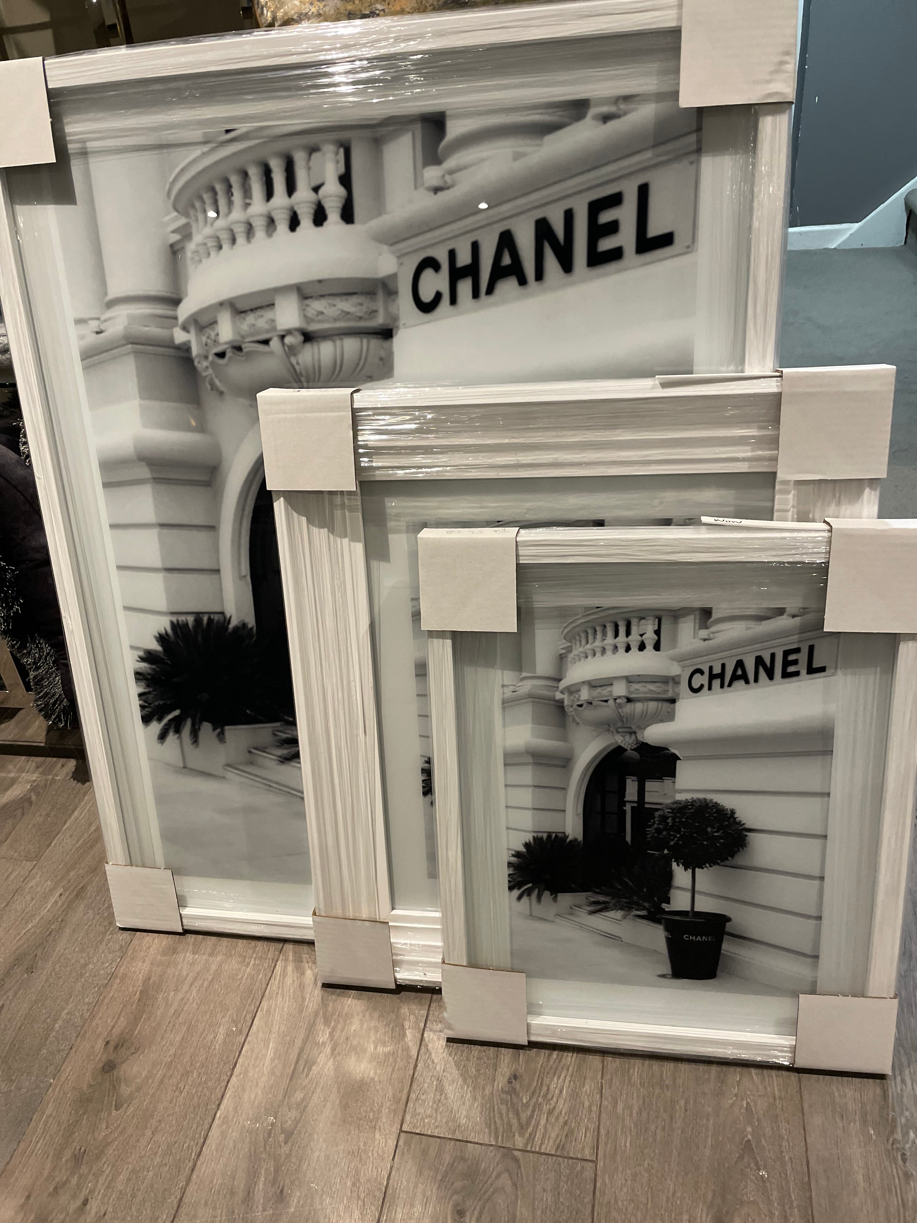 Chanel store front special edition framed wall art-Renaissance Design Studio