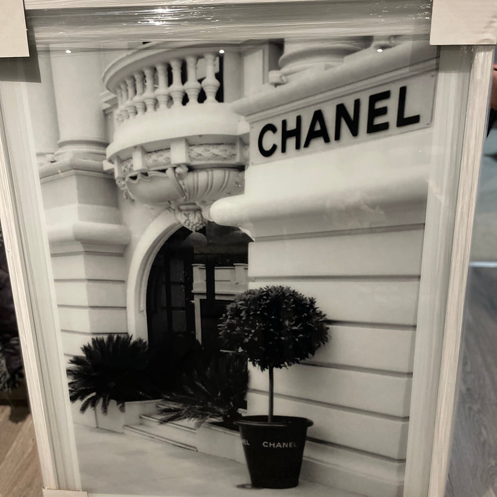 Chanel store front special edition framed wall art