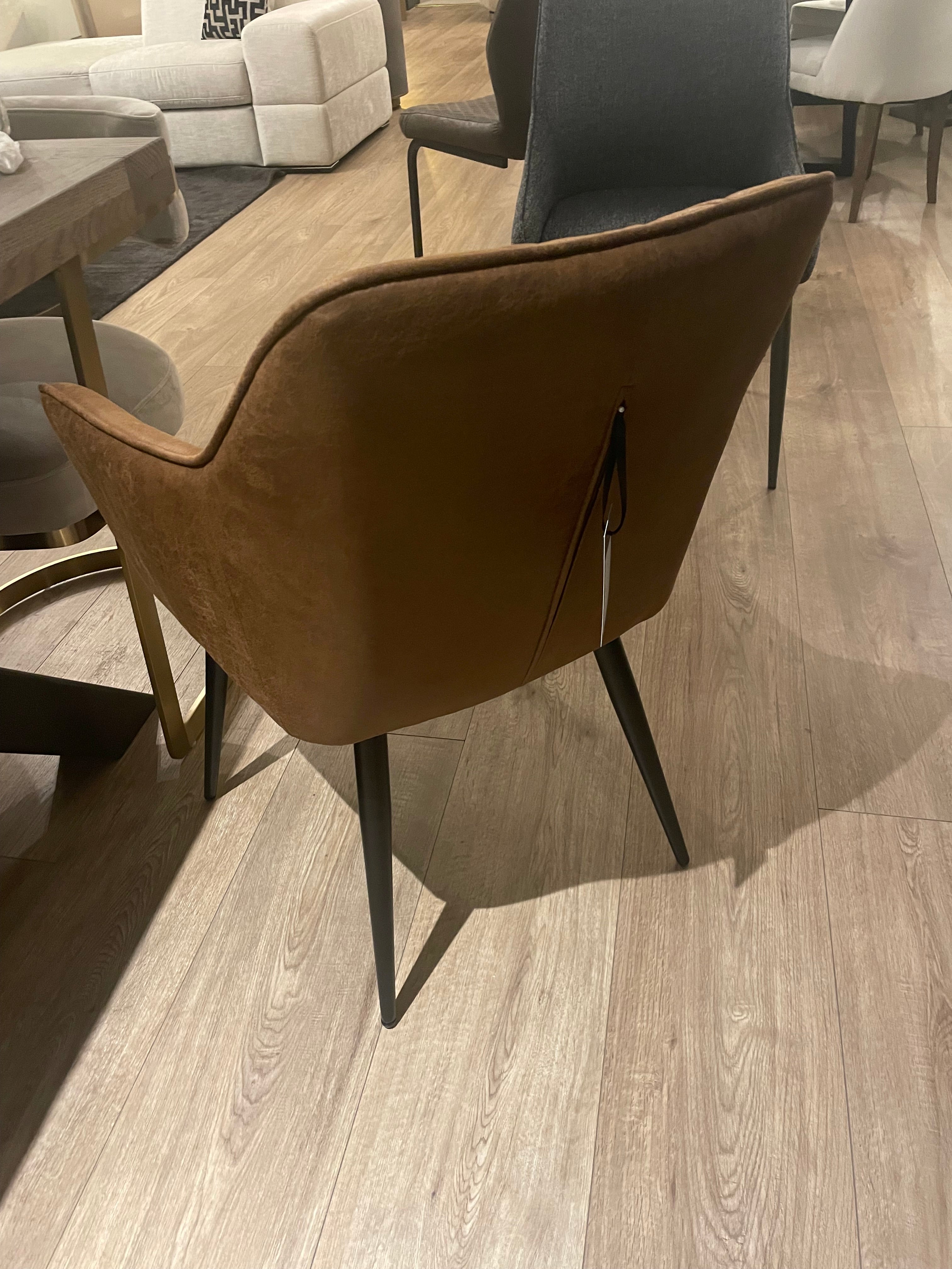 Charlie faux leather Dining Chair REDUCED-Dining Chair-Renaissance Design Studio