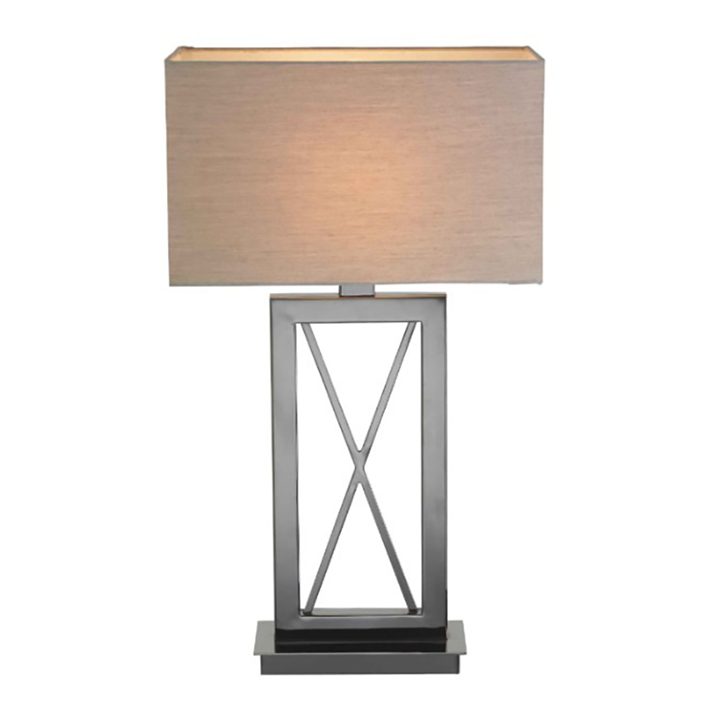 Chelsea Black Nickel Table Lamp - Reduced To Clear-Renaissance Design Studio