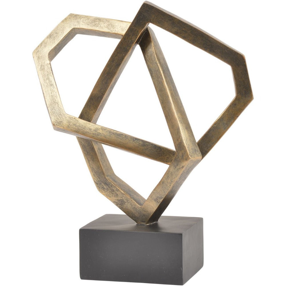 Chelsea Cubist Sculpture in antique bronze-Renaissance Design Studio
