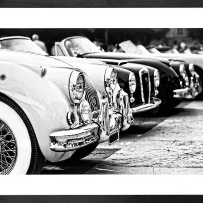 Classic car framed wall art