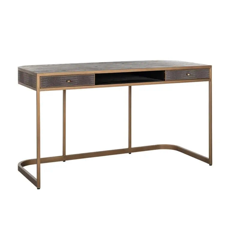 Classic Modern 2 Drawer Desk-Desk-Renaissance Design Studio
