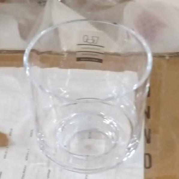 Clear Glass Hurricane Candle Holder