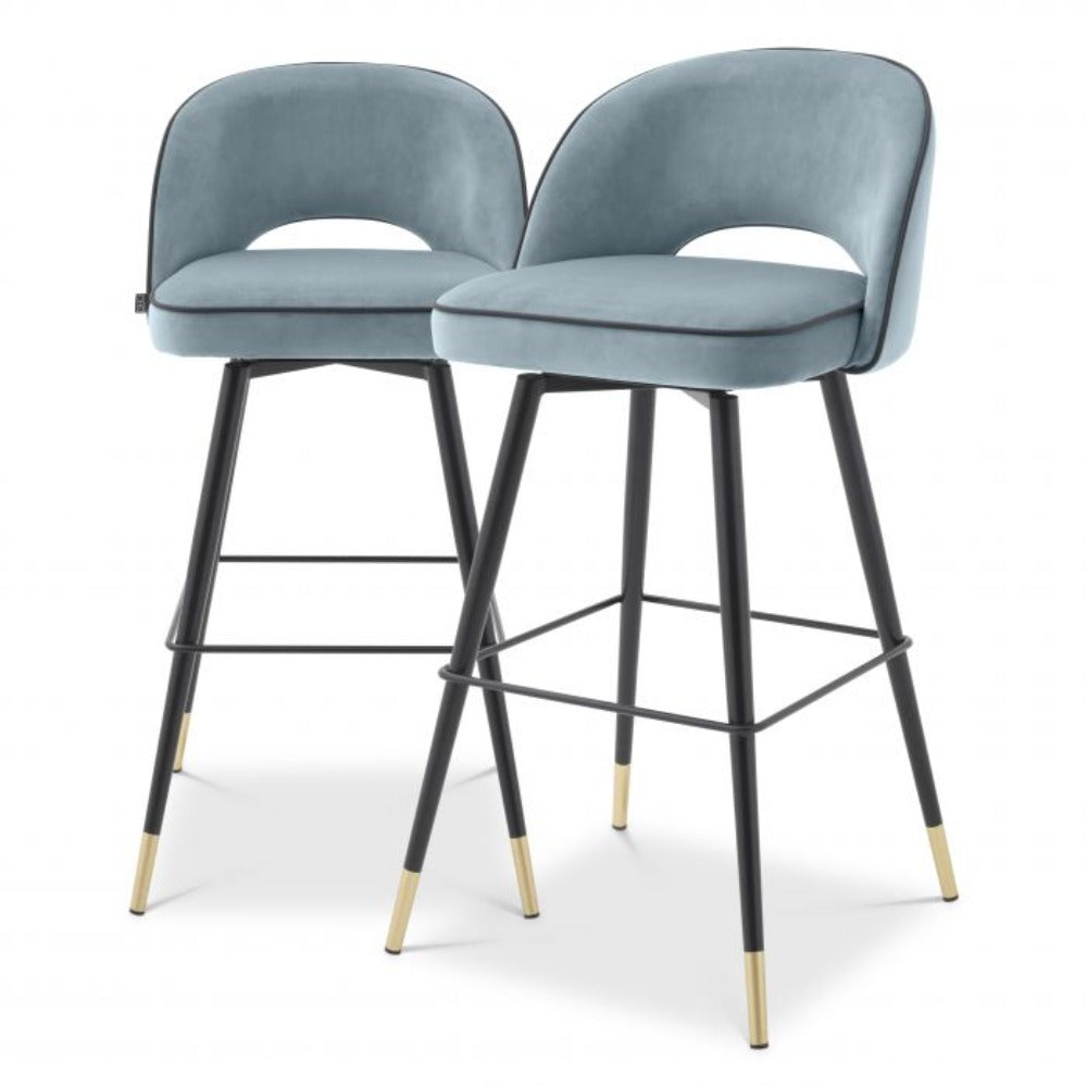 Cliff Bar & Counter Stools by Eichholtz priced grand sale price view Instore-Renaissance Design Studio