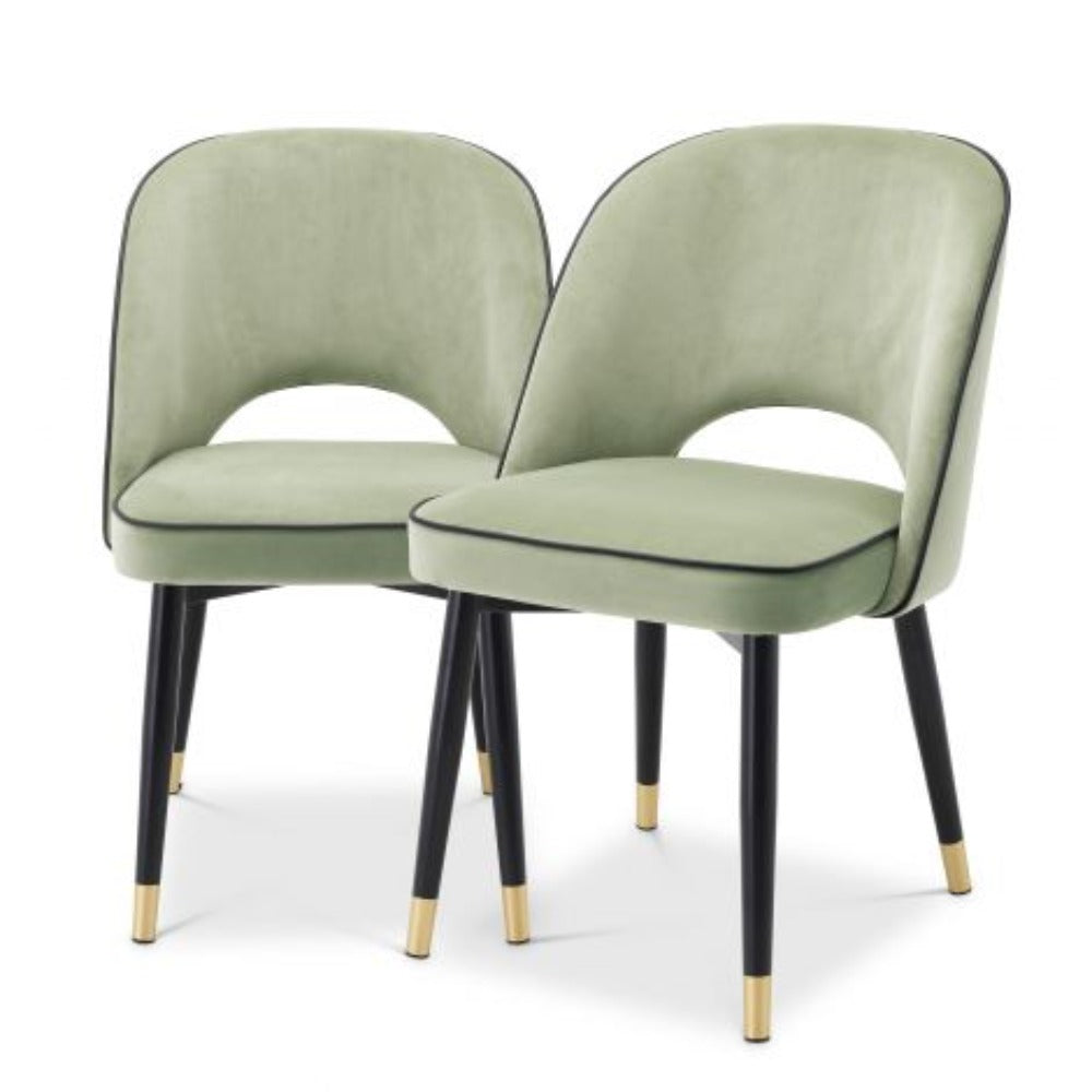 Cliff dining chairs set of 2  by Eichholtz