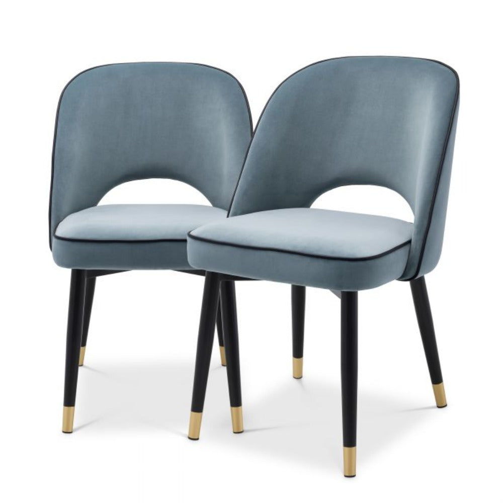 Cliff dining chairs set of 2  by Eichholtz