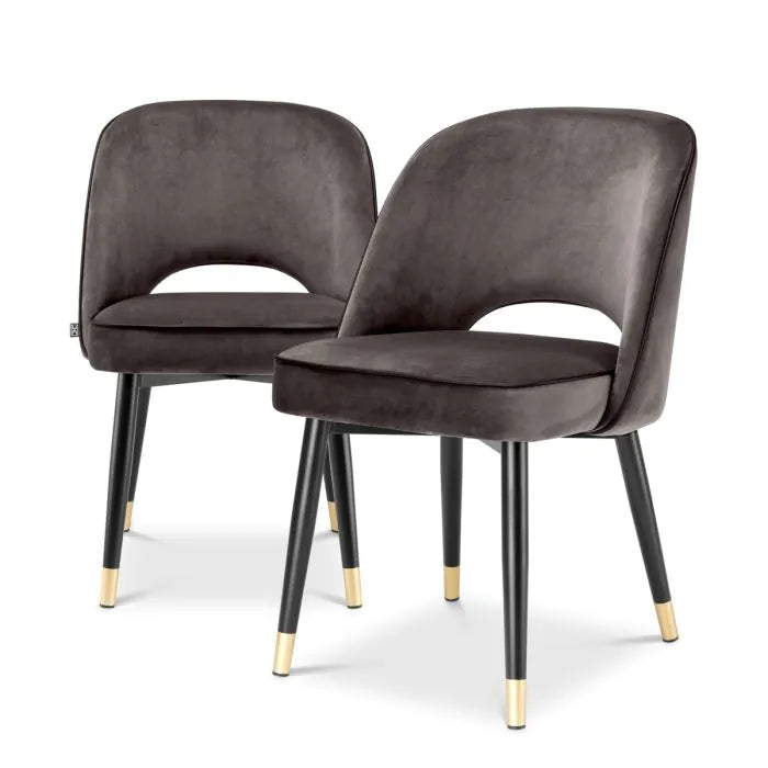 Cliff dining chairs set of 2  by Eichholtz