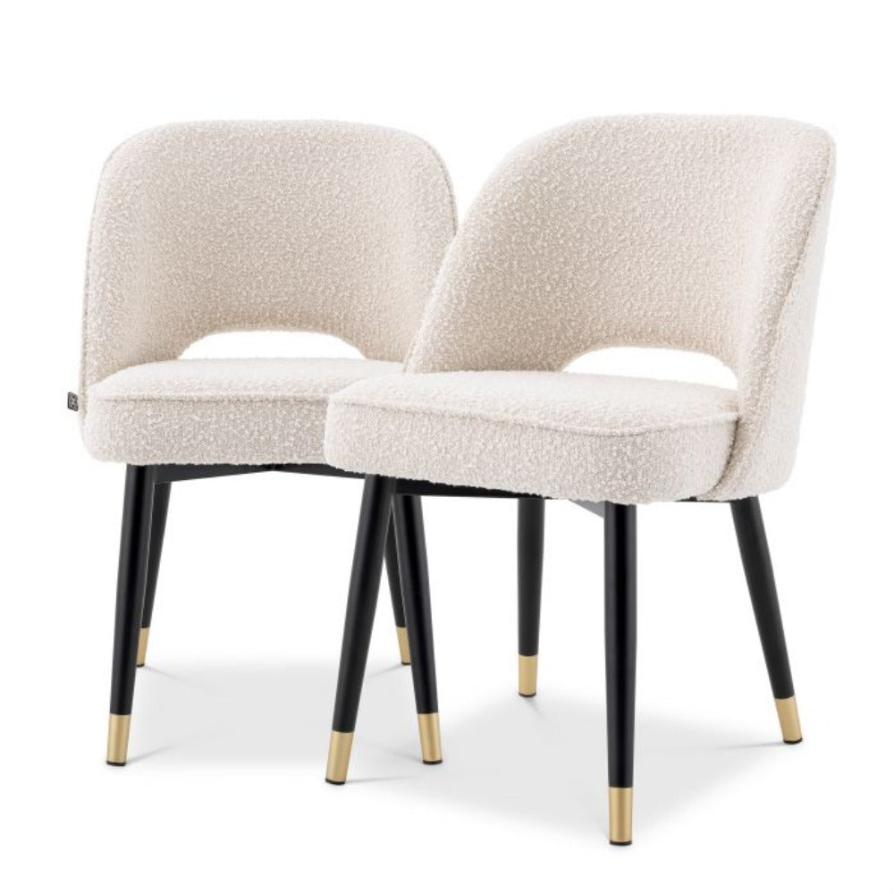 Cliff dining chairs set of 2 by Eichholtz
