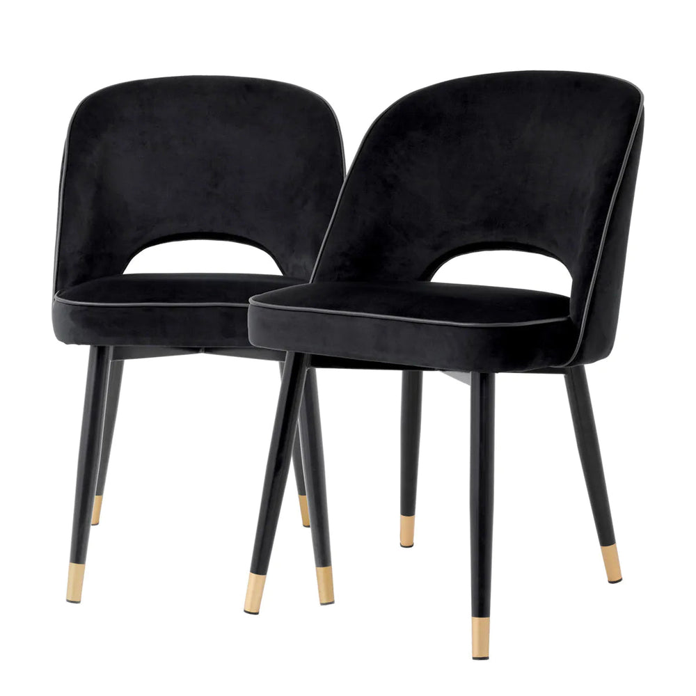 Cliff dining chairs set of 2 by Eichholtz