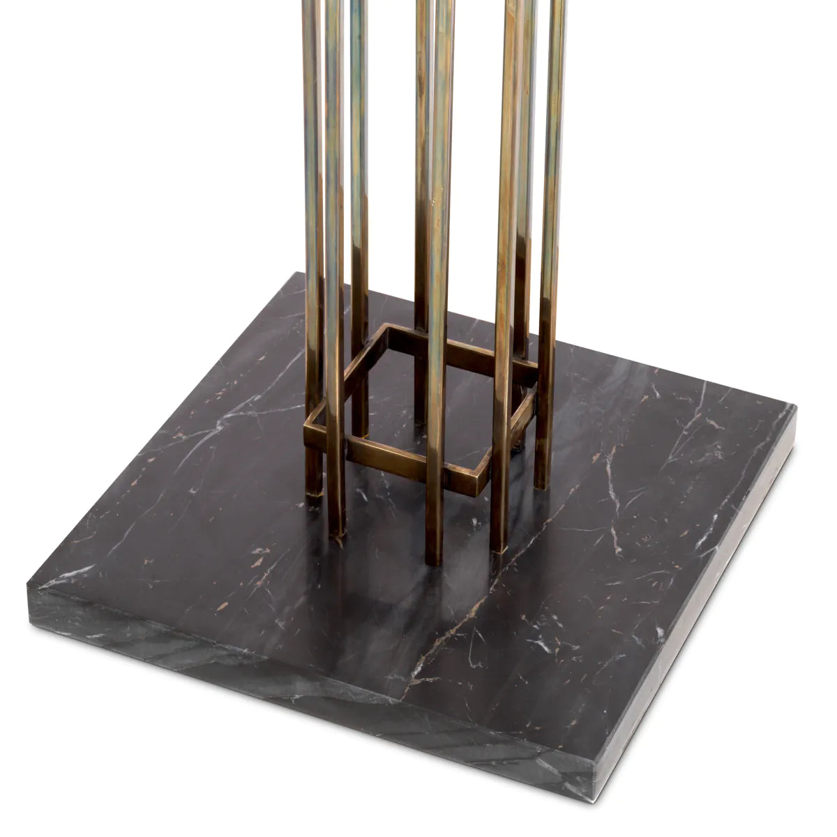 Coat rack Volterra in Vintage brass with marble base by Eichholtz-Renaissance Design Studio