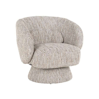 Coco swivel chair in mademoiselle beige