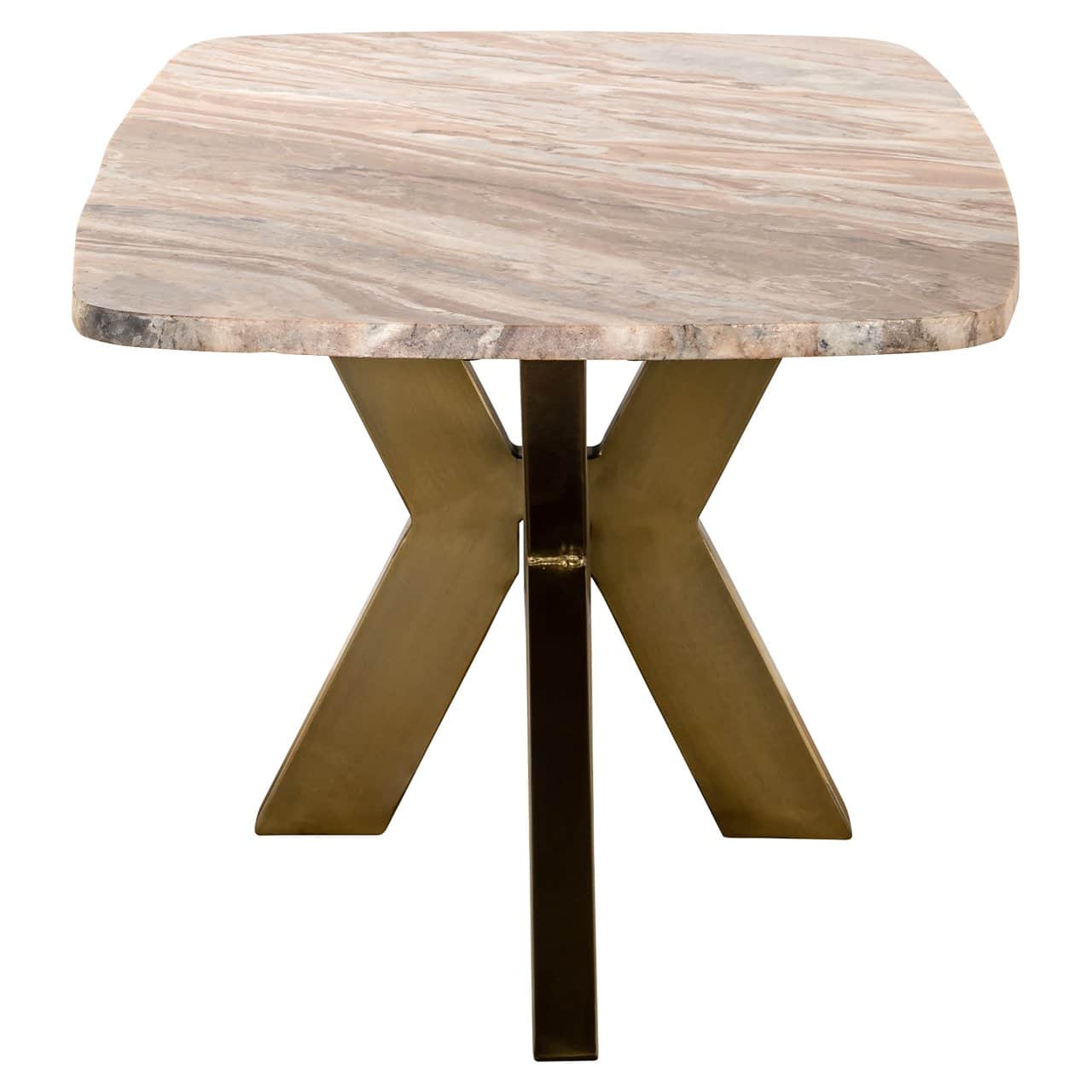 Coffee table Bellamy with Toronto marble top 120 cm-Renaissance Design Studio