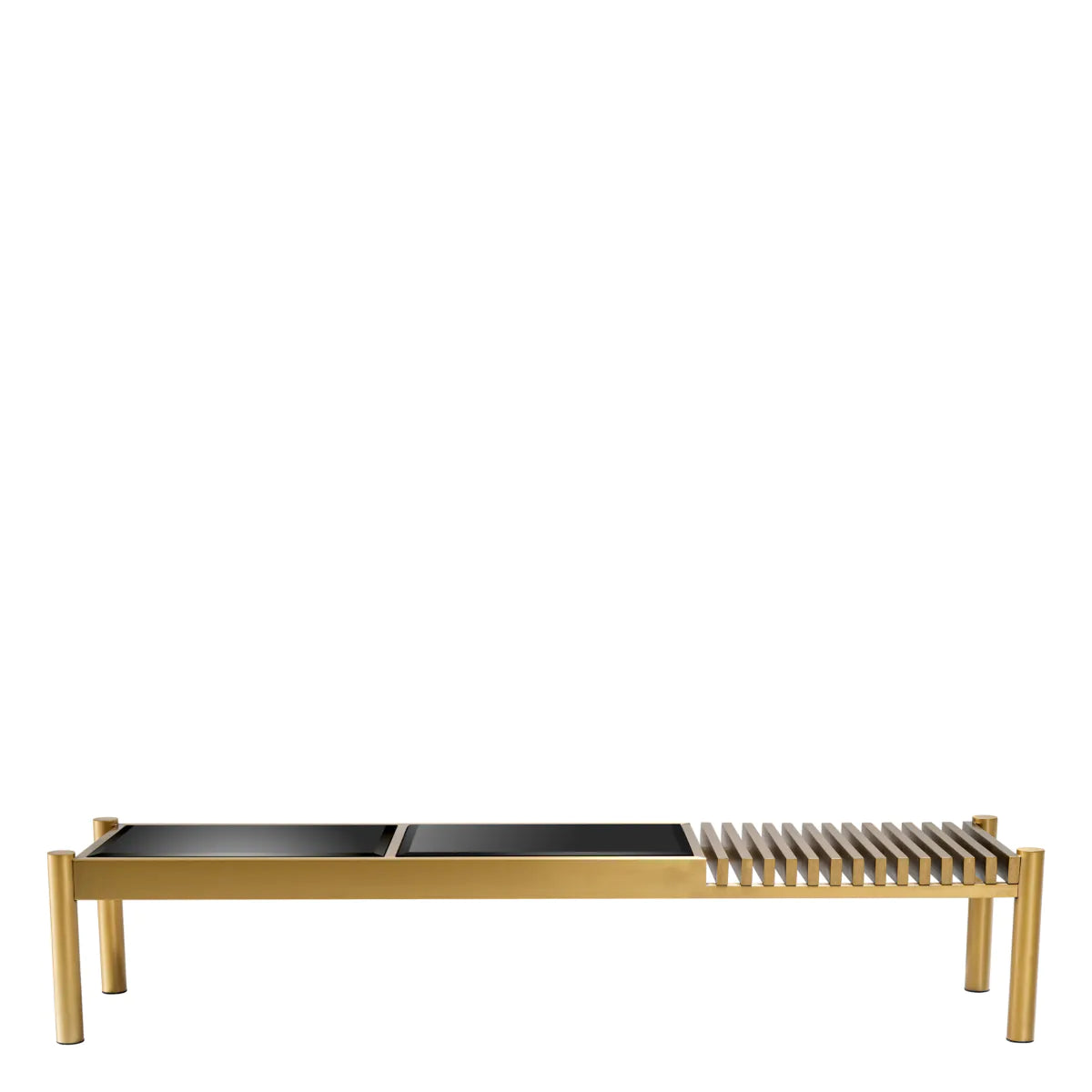 Coffee Table Bibi Brushed brass finish by Eichholtz-Coffee Table-Renaissance Design Studio