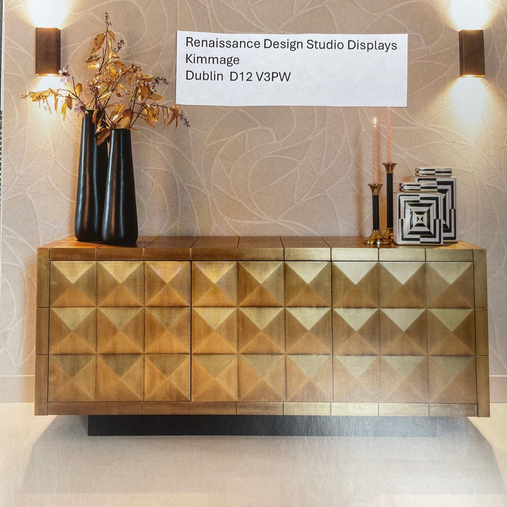 Collads Brushed Gold Feature Sideboard