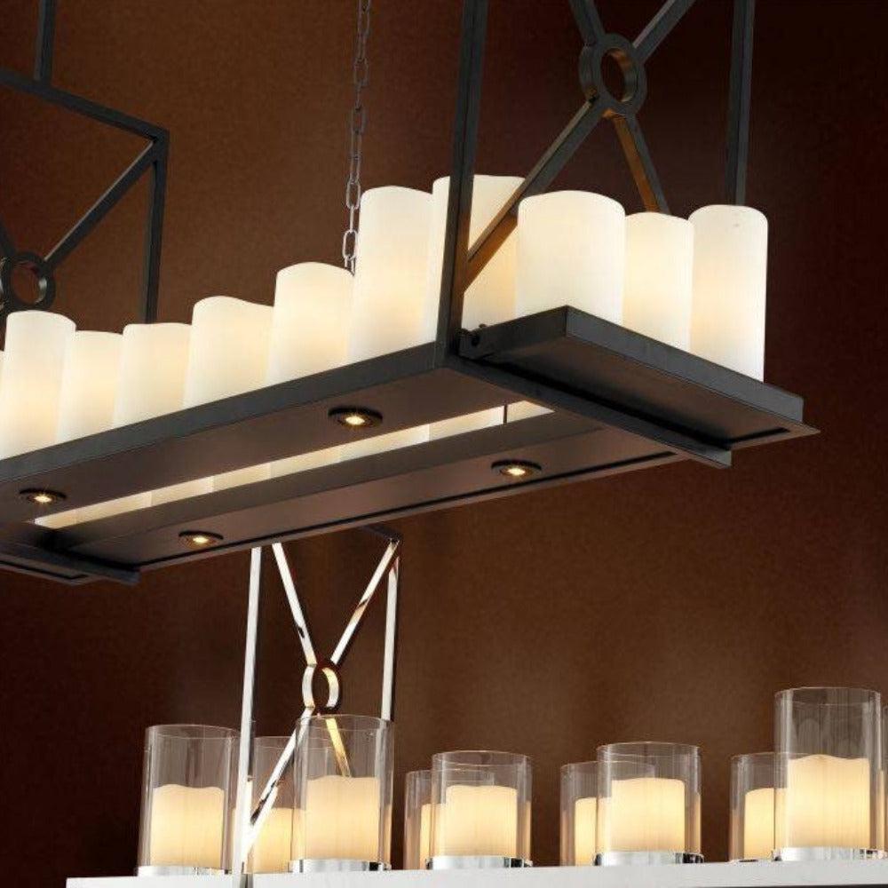 Commodore by Eichholtz. chandelier in black EX-DISPLAY ON SALE almost half price deals-Renaissance Design Studio