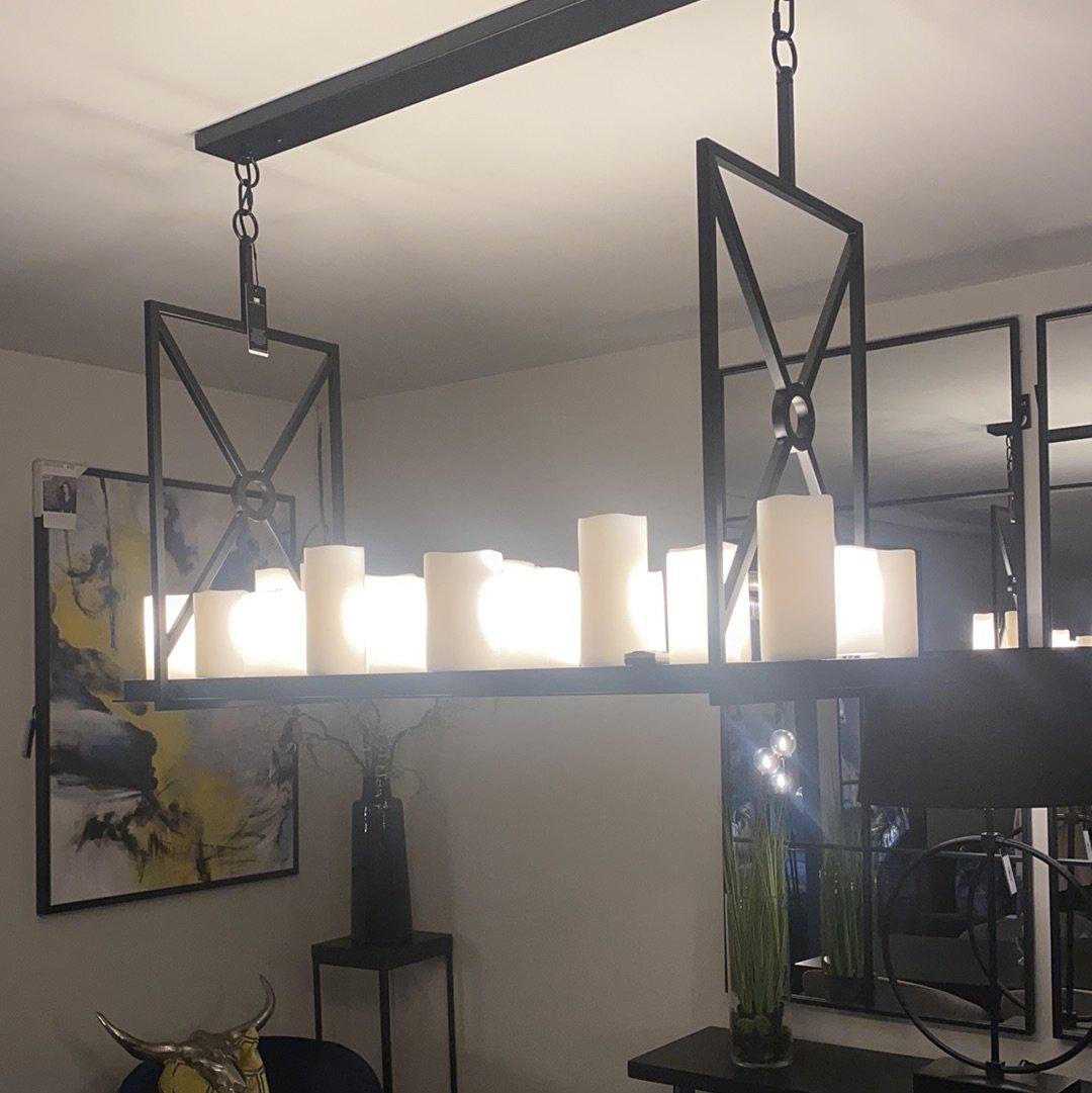 Commodore by Eichholtz. chandelier in black EX-DISPLAY ON SALE almost half price deals-Renaissance Design Studio