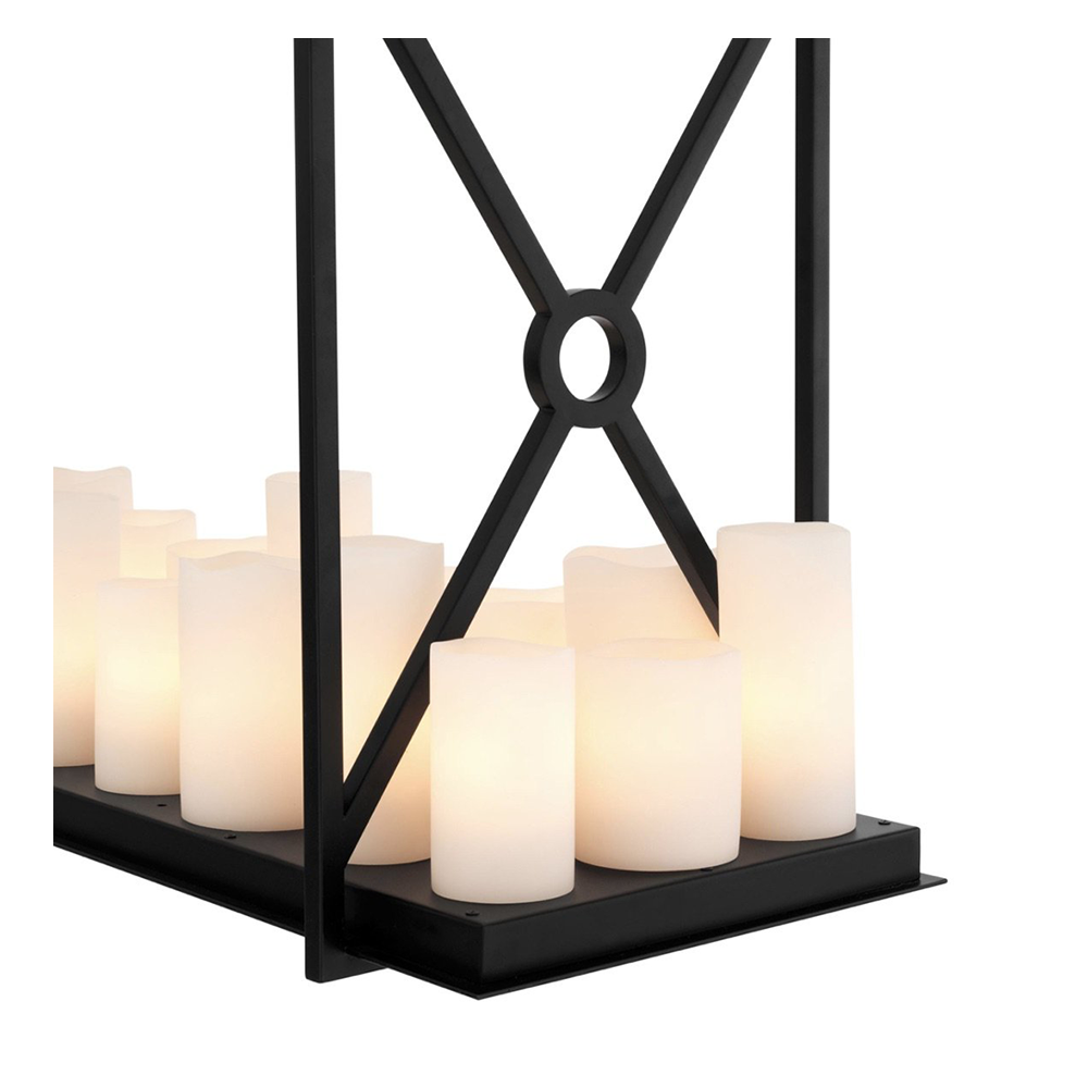 Commodore by Eichholtz. chandelier in black EX-DISPLAY ON SALE almost half price deals-Renaissance Design Studio