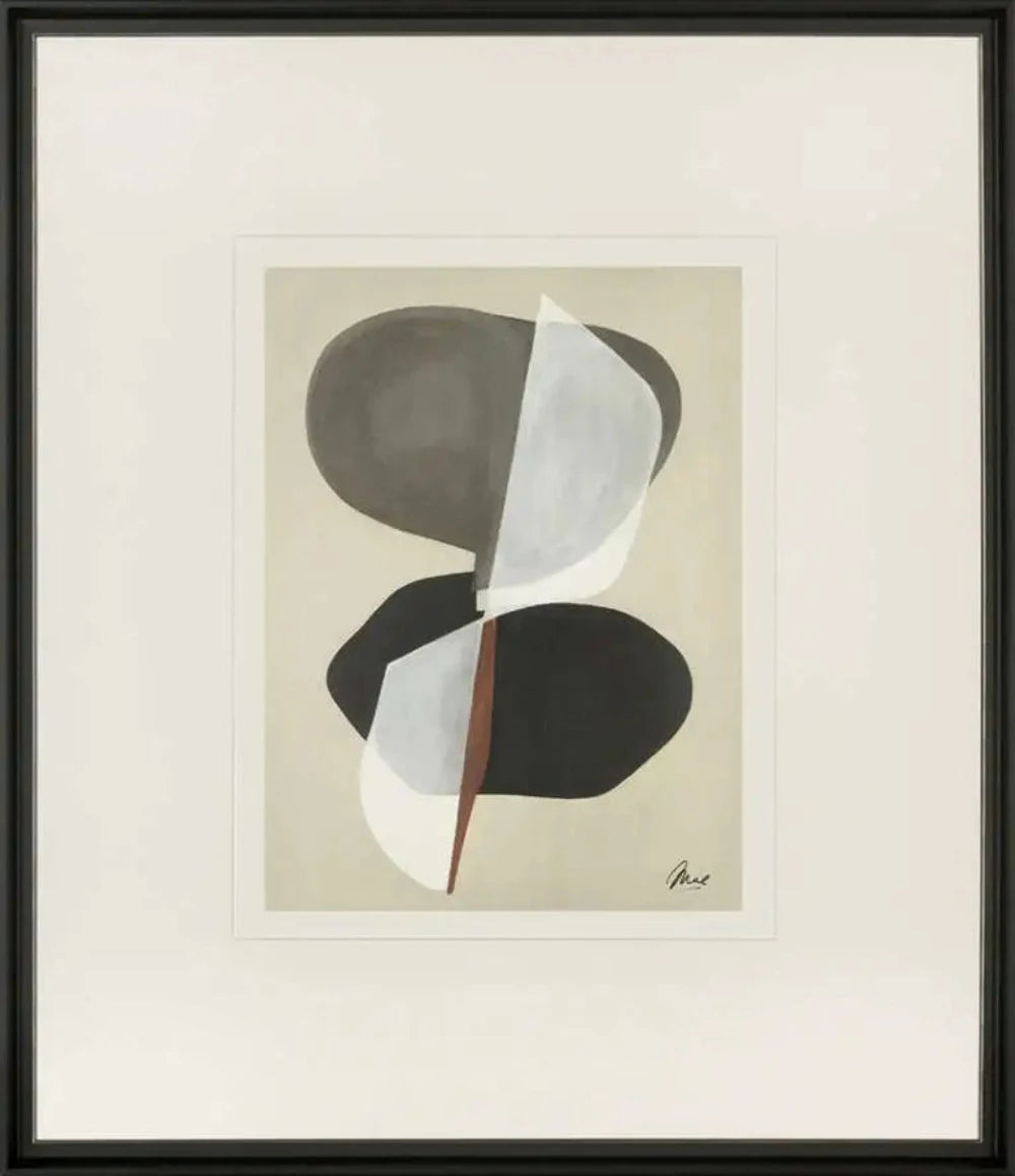 Composition 01 hand made framed art work for luxury homes-Renaissance Design Studio