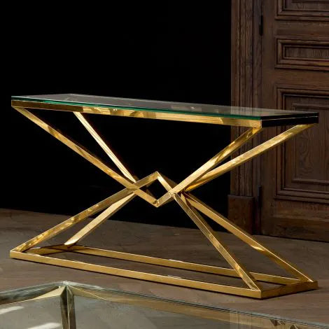 Connor pyramid console table by Eichholtz